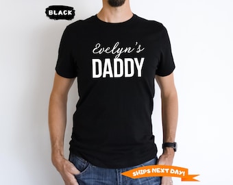Custom Dad Shirt, Customized Dad Shirt, Dad Shirt with Kids Name, Custom Shirt for Dad, Father's Day Shirt, Gift for Dad, New Dad Shirt
