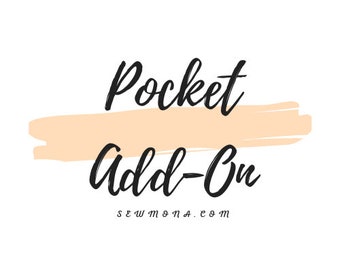 Pocket Add On for Adult Jammies ONLY