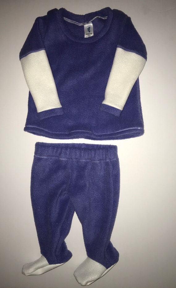 3/6M Footed Pajama Pants READY to SHIP 