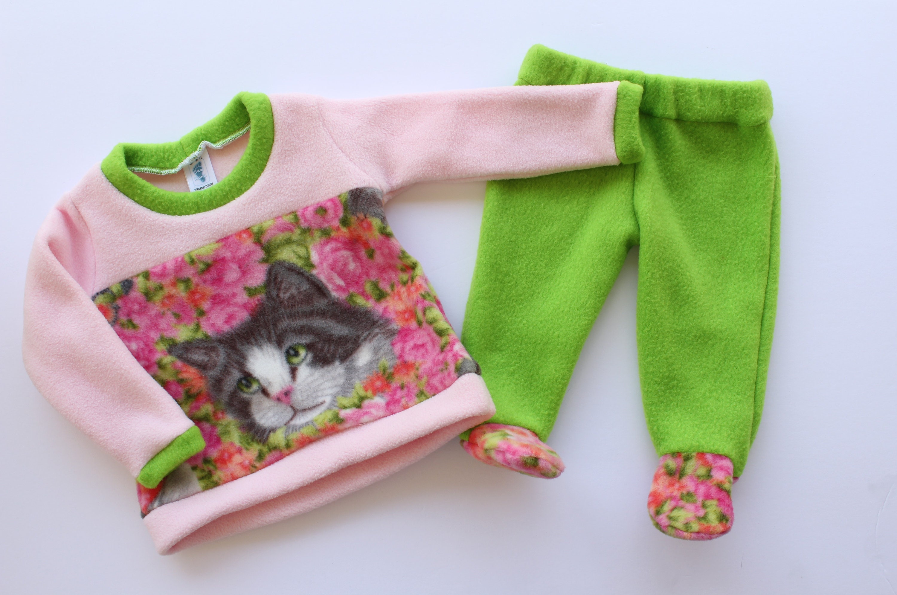 Pj pants with feet Clearance