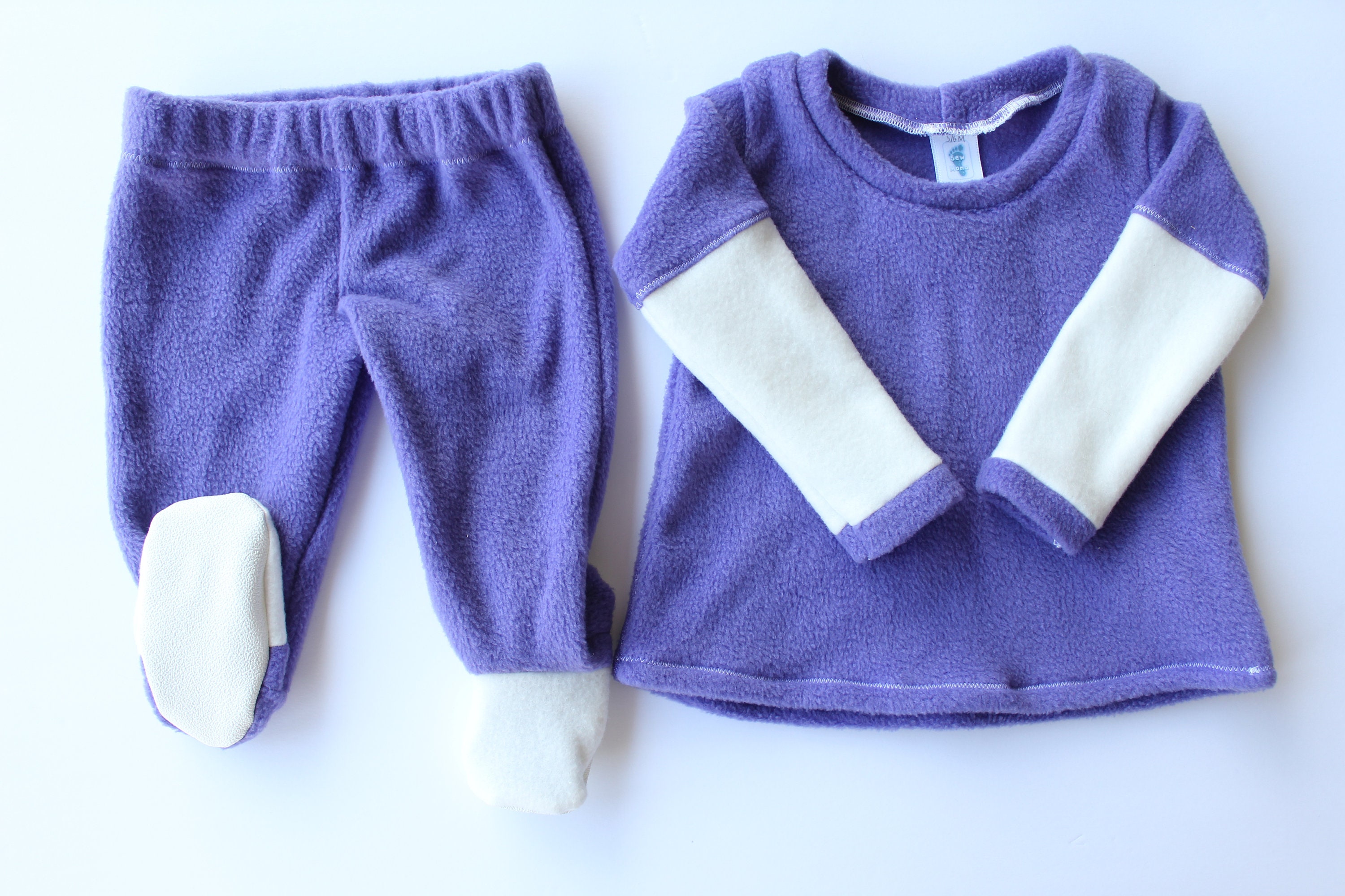 3/6M Footed Pajama Pants READY to SHIP 