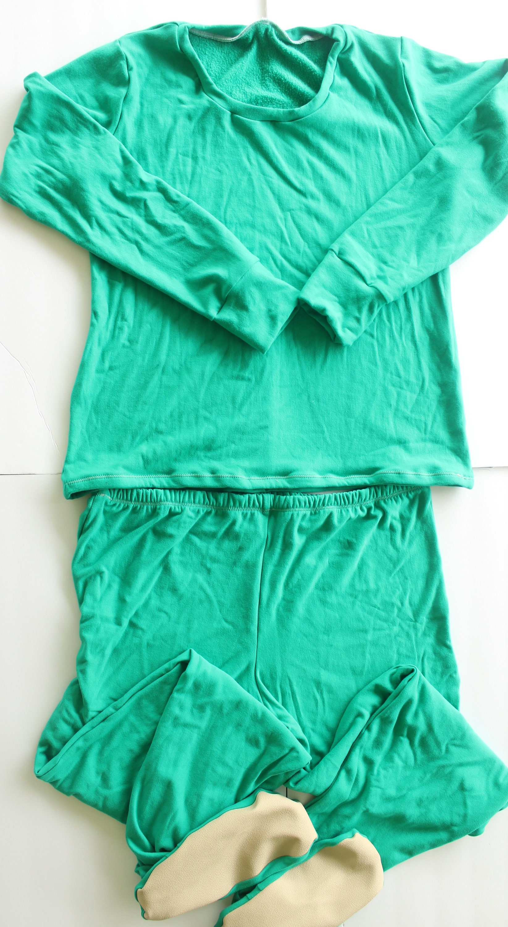 Adult Footed Pajama Pants With Feet Pajamas Two Piece CUSTOM Bamboo