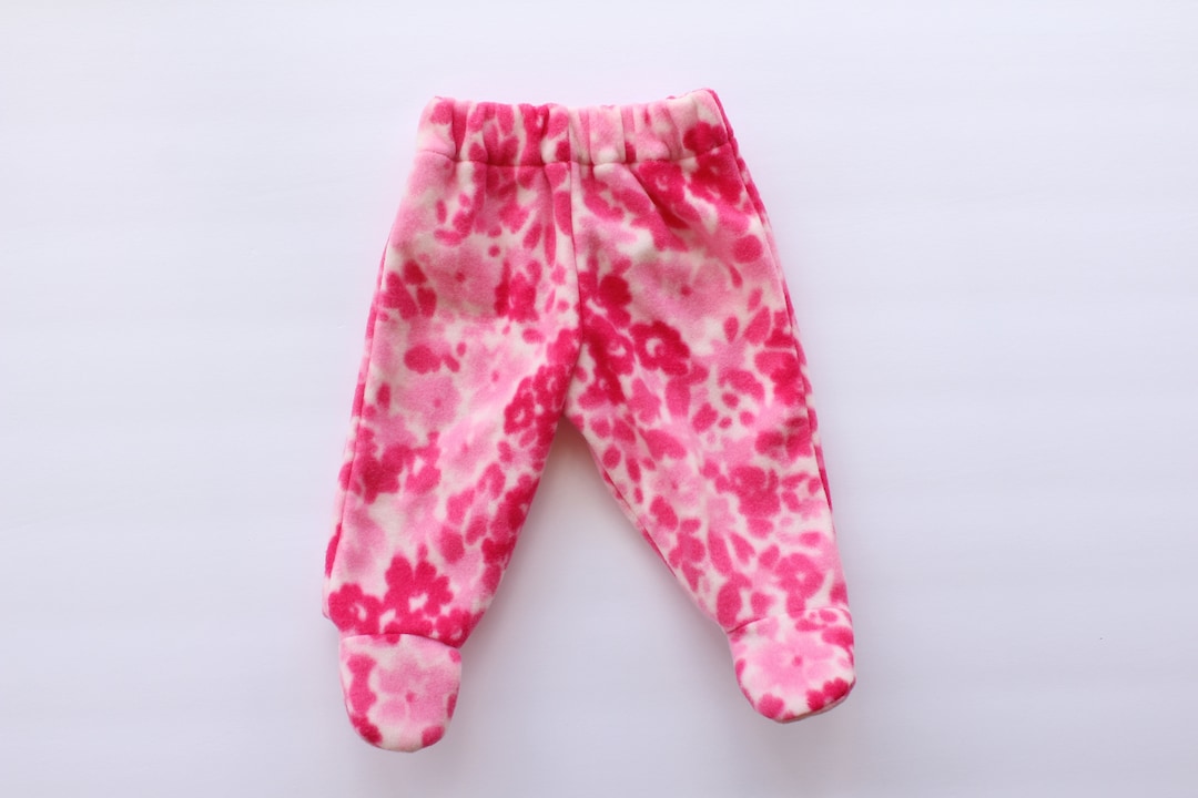 Footie Pants Preemie Newborn Baby Pant With Feet Footed Etsy