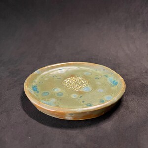 Handmade Ceramic Garlic Grater Plate – Rustic Glaze Finish
