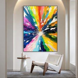 Soft Feather Brushstroke Painting, Pastel Palette Wall Art, Modern Abstract Canvas, Gentle Swirls Art, Textured Impasto Style Contemporary