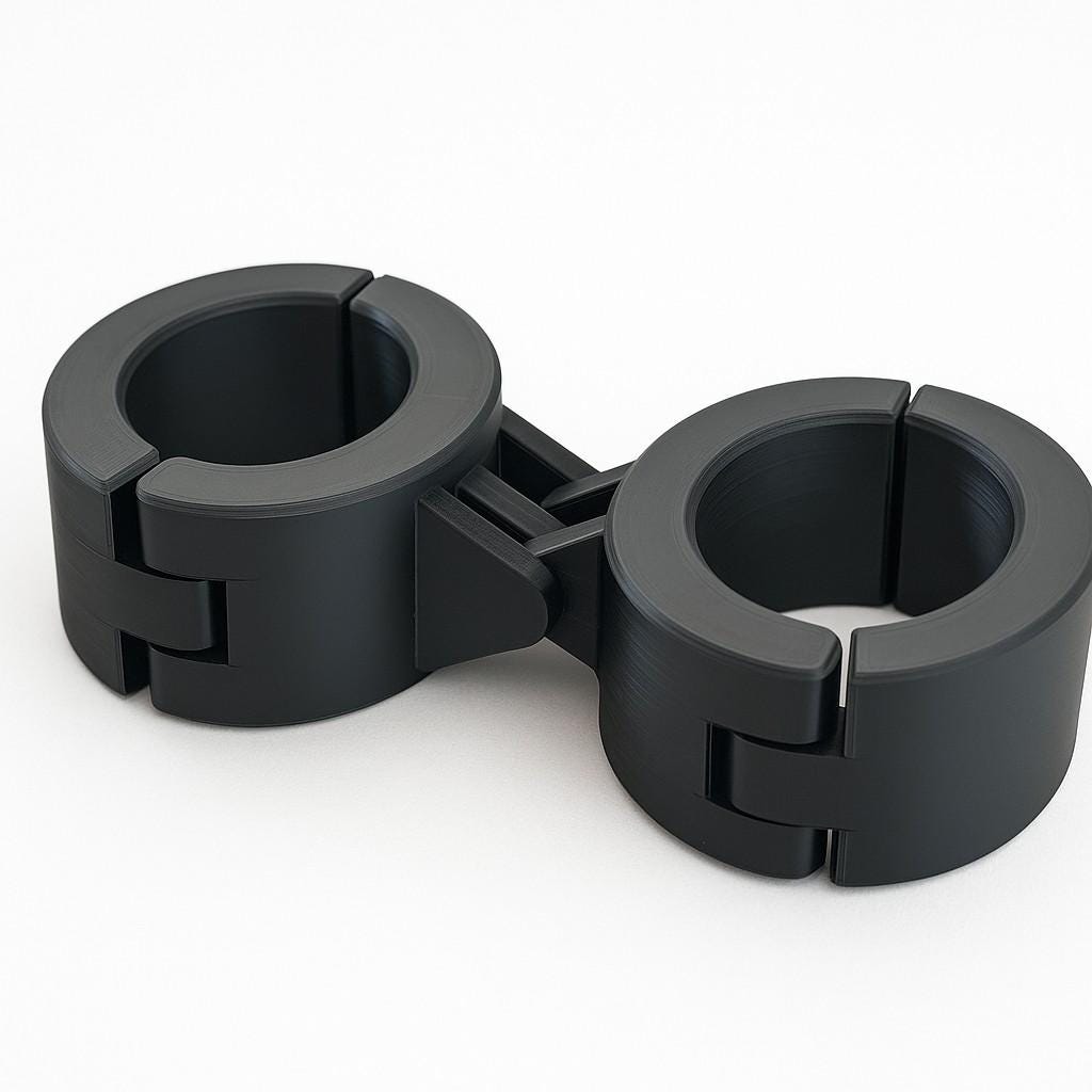 Hinged BDSM Handcuffs – Quick Locking Rigid Restraints for Bondage or Self Bondage