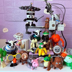 Italian brainrot full meme Toys 3D Printed Viral Meme Figure TikTok Trend Collectible Funny Gift for Meme Tiktok Fans Complete Collection