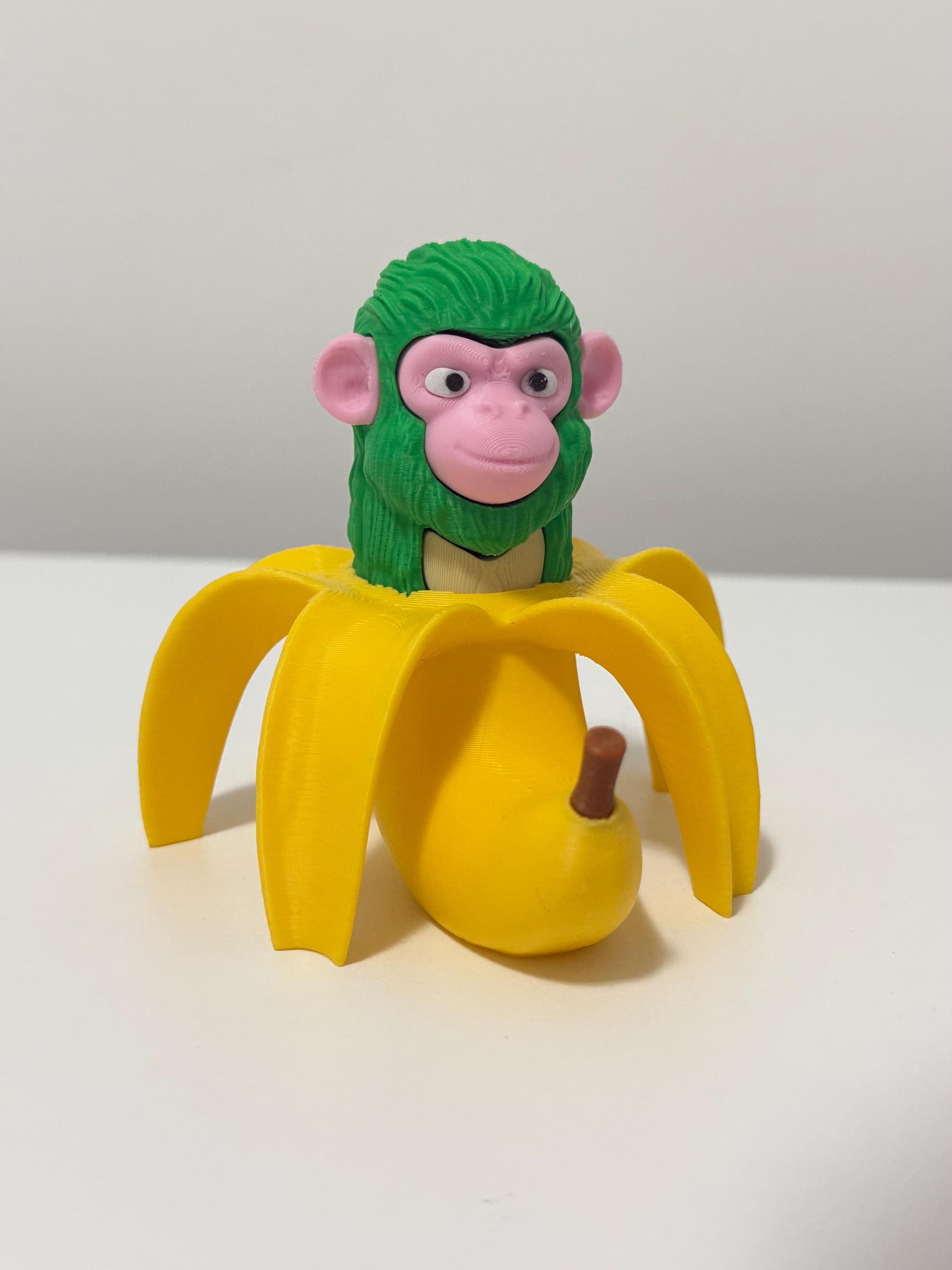 Chimpanzini Bananini – Funny 3D Printed Meme Figurine – Banana