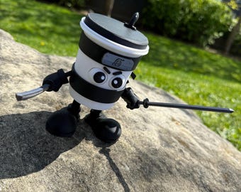 Cappuccino Assassino 3D Printed figure Brainrot Italian memes Desk Toy coffee Cup Figurine Gift for Killer Cappucchino and Meme Tiktok Fans