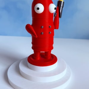 Robot figure 3D Printed Robot Bots in Bright Colors Gamer Gift Cute Geeky Bag Sculpture and Collectibles horror game fidget toy