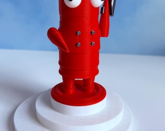 Robot figure 3D Printed Robot Bots in Bright Colors Gamer Gift Cute Geeky Bag Sculpture and Collectibles horror game fidget toy