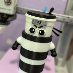 Cappuccino Assassino tumbler 3D Printed figure Brainrot Italian memes Desk Toy coffee Cup Gift for Killer Cappucchino and Meme Tiktok Fans