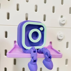 Visitenkarte Lustige NFC Buddy 3D Gedruckte Interaktive Social Media Schlüsselanhänger Anpassbare Schreibtisch Begleiter Spaß Digitale Visitenkarte smart