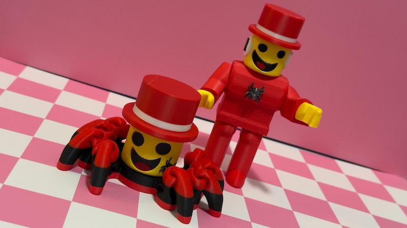 Spydersammy Steal a Brainrot Sammy Spider and Admin Sammy Figures 3d ...