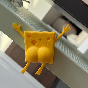 Sea Sponge Butt Magnet Lustige 3D Gedruckt Butt Magnets Hilarious Cartoon inspiriert Kühlschrank Dekor Meme Mitarbeiter Geschenk