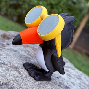 Frulli Frulla Meme Bird 3D printed Meme Figurine Viral TikTok Italian Brainrot Decor Funny Desk Toy Gift Viral Meme Figure TikTok