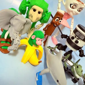Italian brainrot meme Toys 3D Printed Viral Meme Figure TikTok Trend Collectible Funny Gift for Meme Tiktok Fans Brainrot tralalero toy