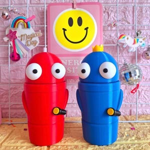 Repo Robot Tumbler drinkware figure 3D Printed horror Robot Cup with Lid Cute Geeky Drinkware for Gamers Tech Fans and Unique Gift Lovers