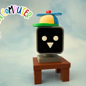 Mr Fun Computer Sprunki toy keychain 3D Printed Incredibox Inspired Mini Toys Gamer Gift Party Favor Cake Topper birthday gamer fan art