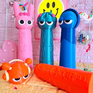 Custom Sprunki Pencil Case 3D Printed Colorful Storage Desk Organizer Cute School Supply Holder Gift for Gamers teens and Students Sprunkies