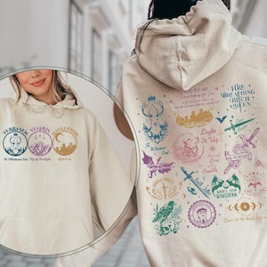 Throne Of Glass Hoodie, Fantasy Book Sweatshirt, Fantastic Reader Sweatshirt, Bookish Sweatshirt, TOG Sweatshirt, Fantasy Book Lover Gift