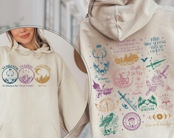 Throne Of Glass Hoodie, Fantasy Book Sweatshirt, Fantastic Reader Sweatshirt, Bookish Sweatshirt, TOG Sweatshirt, Fantasy Book Lover Gift