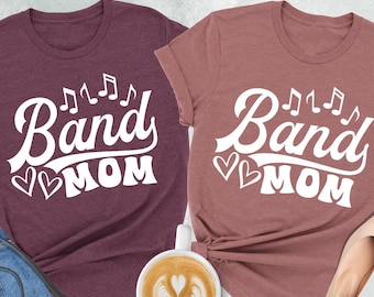 Band Mom Shirt, Band Mom Life Shirt, High School Band Mom T-shirt, Gift for Band Mom, Marching Band Mom Gift, Mom Shirts, Band Day Shirt