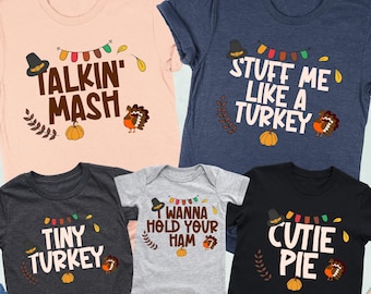 Funny Thanksgiving Family Shirts, Matching Family Thanksgiving Shirt, Family Dinner Shirt, Thanksgiving Family Crew Shirt, Turkey Day Shirt