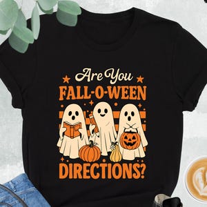 Ghost Teacher Shirt, Are You Fall O Ween Directions Shirt, Teacher Halloween Shirt, Spooky Teacher Shirt, Halloween Gift for Teacher