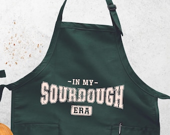 In My Sourdough Era Apron, Funny Homesteading Apron,Sourdough Mom Gift,Sourdough Starter Apron,Gift For Baker,Funny Bread Apron,Bread Lovers