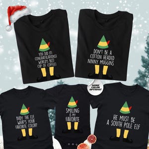 Elf Family Christmas Shirts, Custom Christmas Elf Shirts, Family Matching Christmas Tee, Family Holiday Shirt, Christmas Party, Elf Gifts