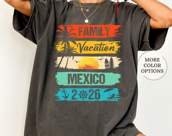 Comfort Colors® Custom Family Vacation 2026 Shirt, Family Travel Shirt, Family Holiday Shirt, Summer Vacation Tee, Beach Vacation Shirt