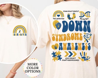 Comfort Colors® Custom Down Syndrome Team Tshirts, Down Syndrome Awareness Shirt, Down Syndrome Support Squad Shirt, Down Syndrome Gift
