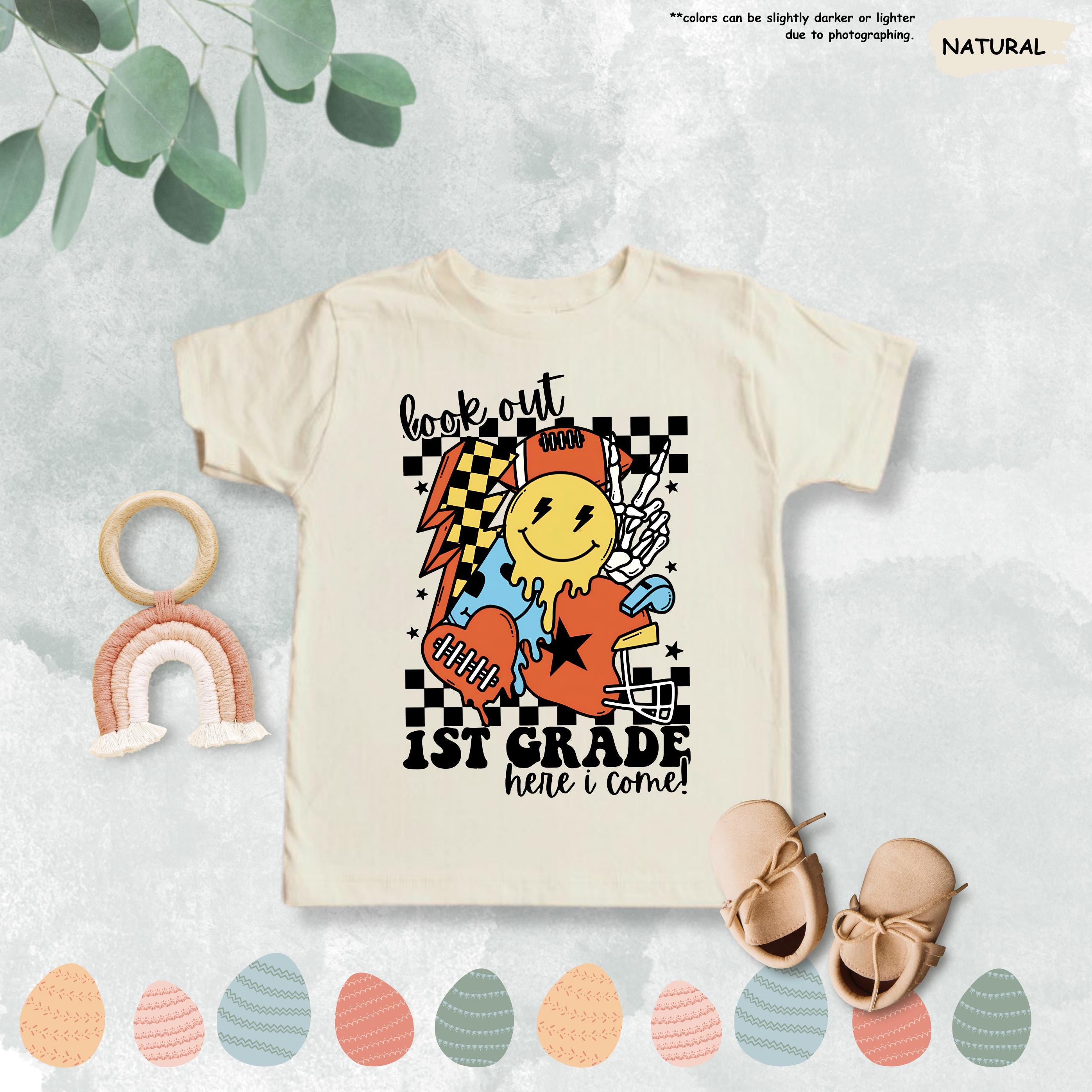 Look Out Grade Shirt, Custom Grade Shirt, Shirt for Kids, First Day of School Shirt, Back to School Shirt, 1st Grade Tee, Hello School Shirt