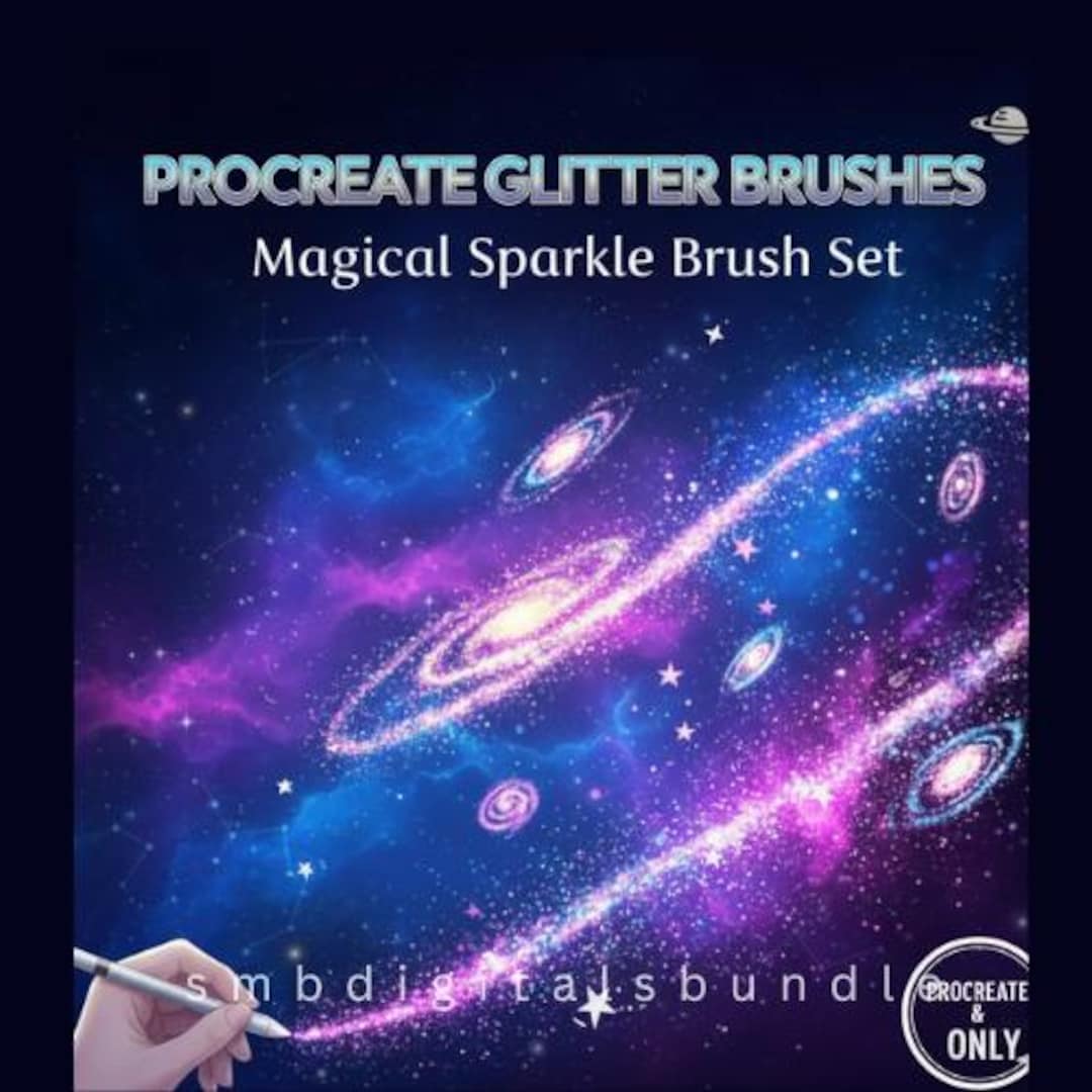 Procreate Glitter Brushes: Magical Sparkle Brush Set (digital Download ...