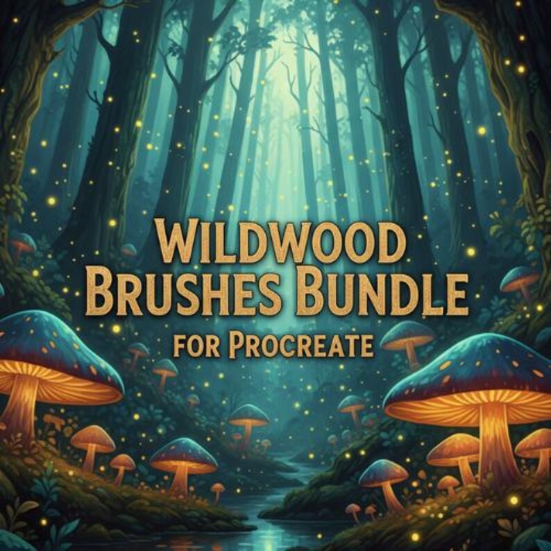 Wildwood Brushes Bundle for Procreate | Fantasy Forest Brushes & Stamps ...