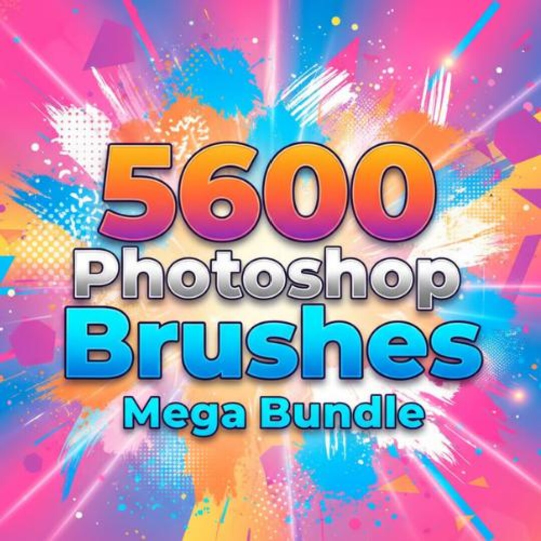 5600 Photoshop Brushes Bundle | Mega Brush Pack - Etsy