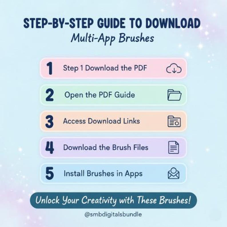 1700+ Procreate Brushes Mega Bundle Clip Art ,digital Download ...