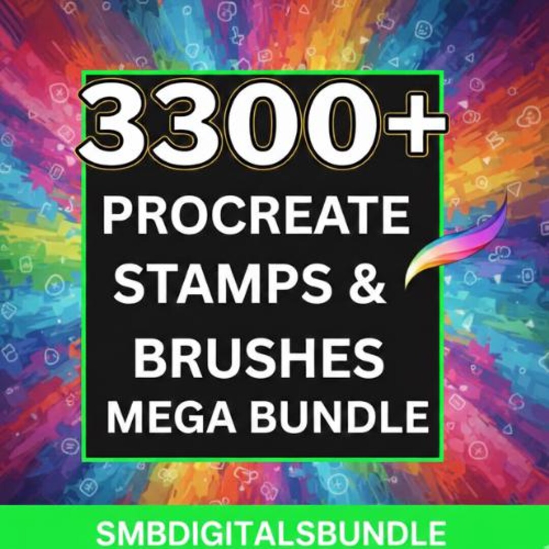 3300+ Procreate Brushes Mega Bundle | Drawing, Painting, Calligraphy ...