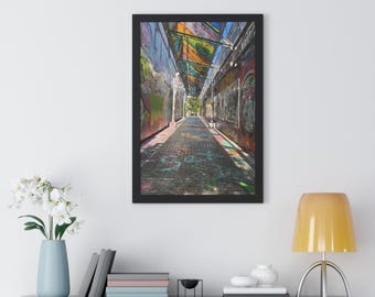 Urban Graffiti Street Art Fotografie Poster: Giclée-Druck