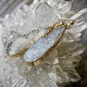 Druzy earring Kit, druzy earring kit, jewelry making kit, earring