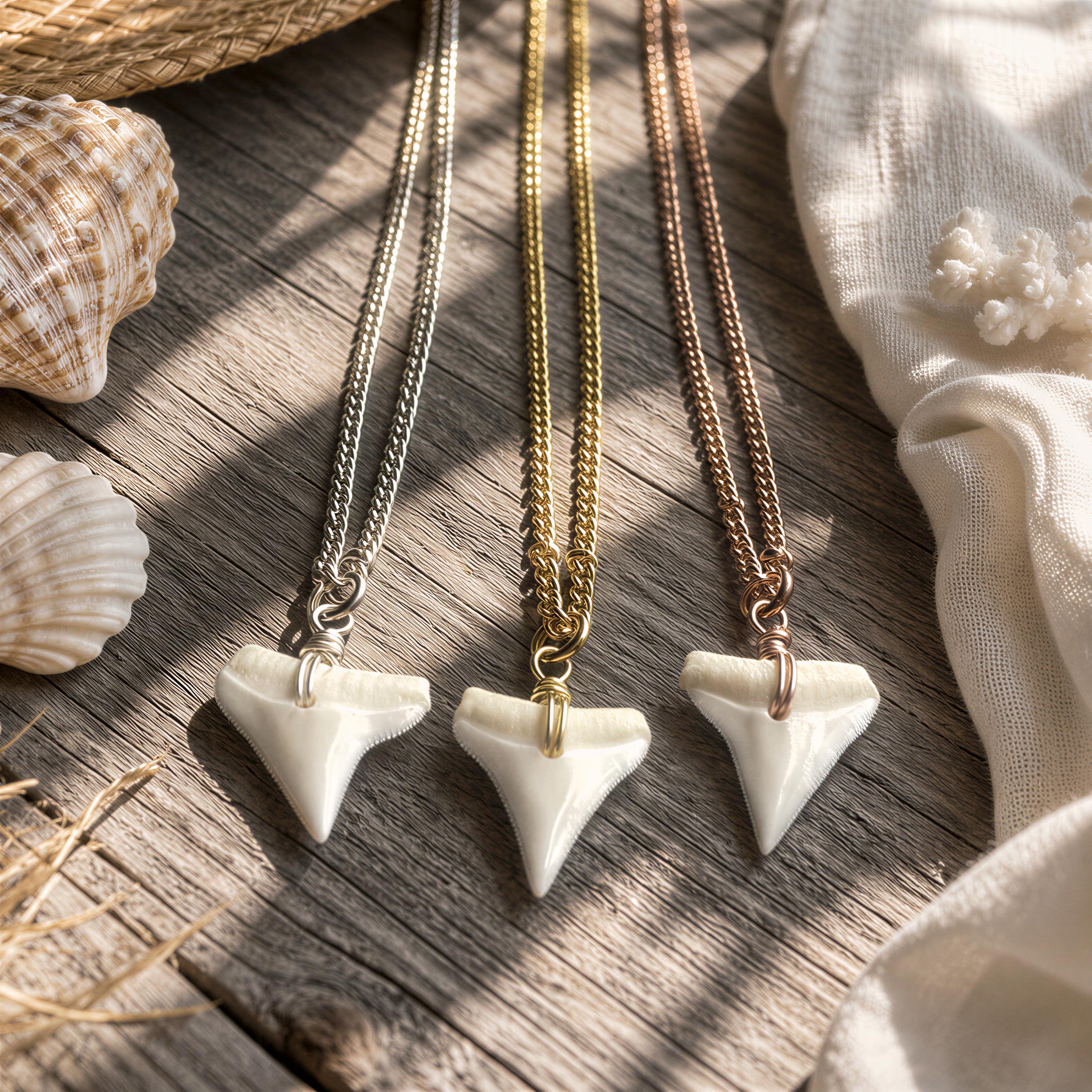Real shark tooth necklace - Etsy 日本