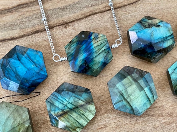 Blue labradorite pendant discount