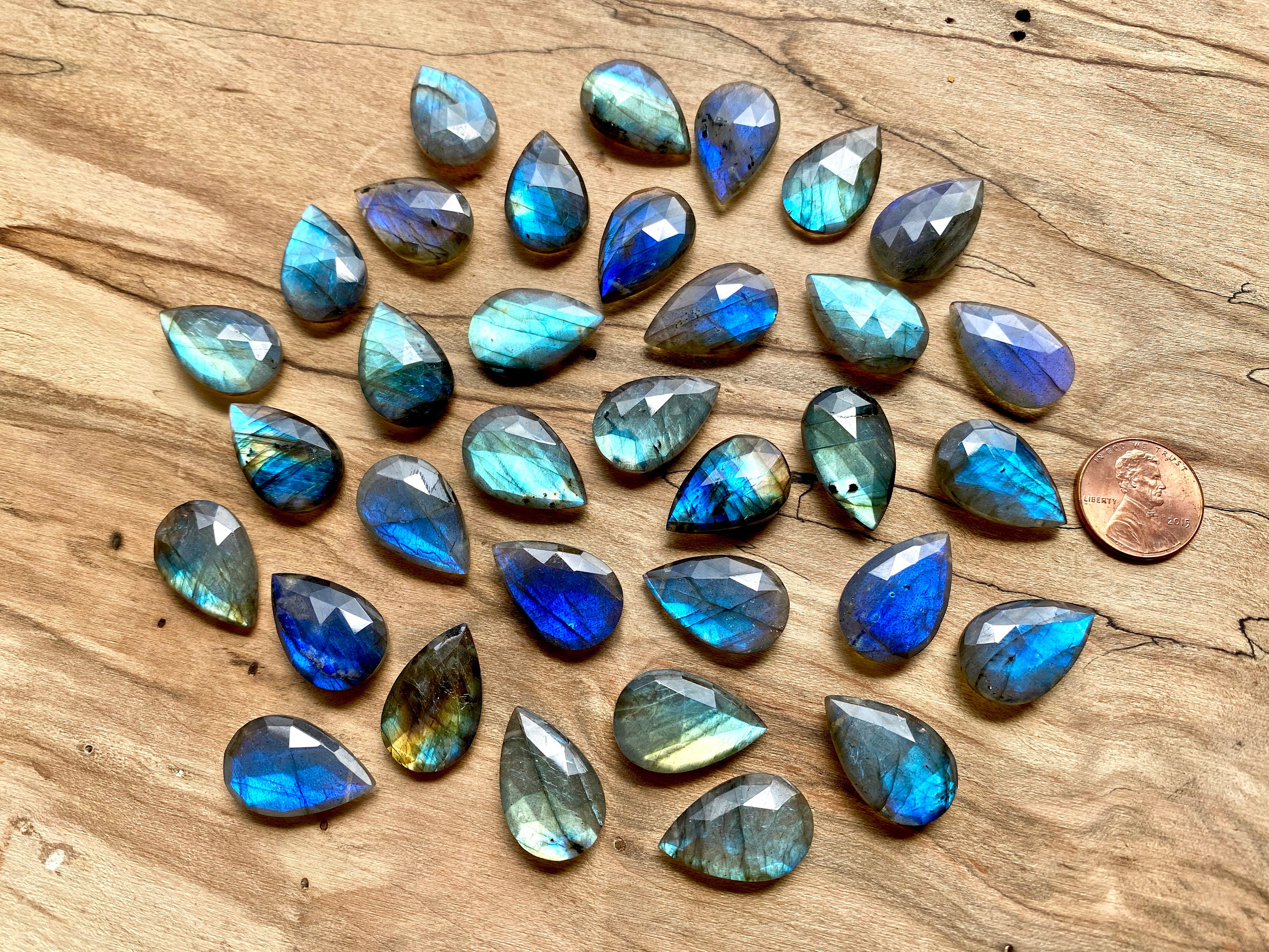 Labradorite Real Raw Labradorite Stone Necklace Handcrafted Crystal Necklaces Real ...