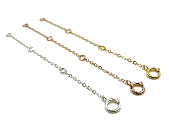 Necklace Extender Canada, Extender Chain, Gold Filled, Rose Gold Filled,  Sterling Silver,Jewelry