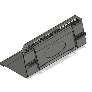 70'' Paisaje, cuchara, cuchara para minicargadoras DXF