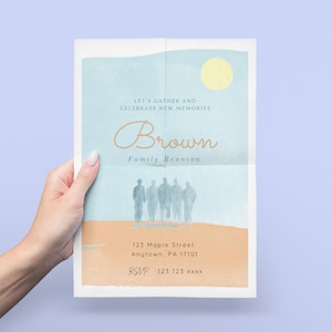 Family Reunion Invitation Family Reunion Party Reunion Invite Family Reunion Invitation Template Instant Download Editable Invitation