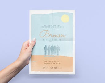 Family Reunion Invitation Family Reunion Party Reunion Invite Family Reunion Invitation Template Instant Download Editable Invitation