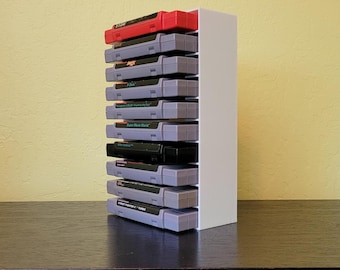 SNES Game Cartridge Display Organizer - Super Nintendo - Multiple Sizes & Colors