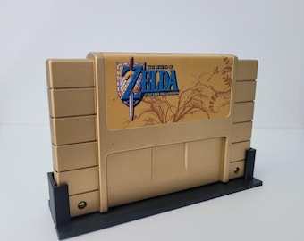 SNES-gamecartridgestandaard + stofkap, Super Nintendo-display